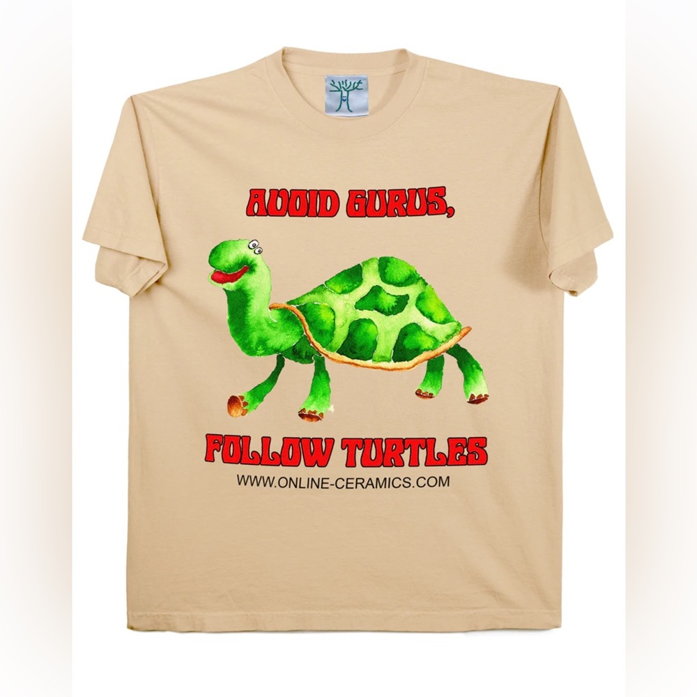 Online Ceramics Insanity Death Years of Rebuilding Peace T-Shirt Turtle
